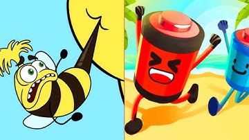 Help Me Tricky Puzzle VS Battery Run - Satisfying ASMR Gameplay All Levels - ios, android Gameplay