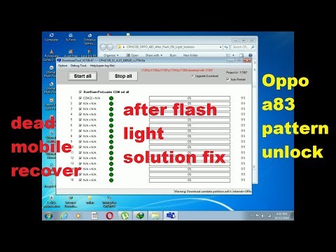 oppo-a83-pattern-lock/dead-recover/after-flash-light-problem-fix