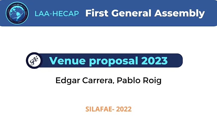 General Asambly LAA-HECAP Proposal 2023 Edgar Carr...