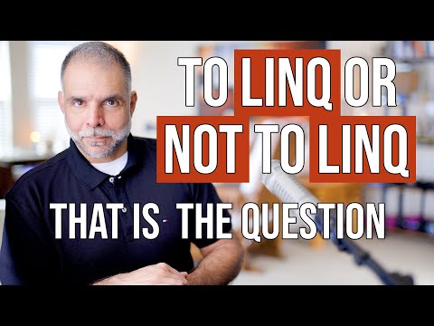 วีดีโอ: Linq ดีสำหรับประสิทธิภาพหรือไม่?