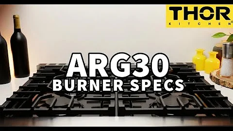 ARG30 - Burner Specs | THOR Kitchen