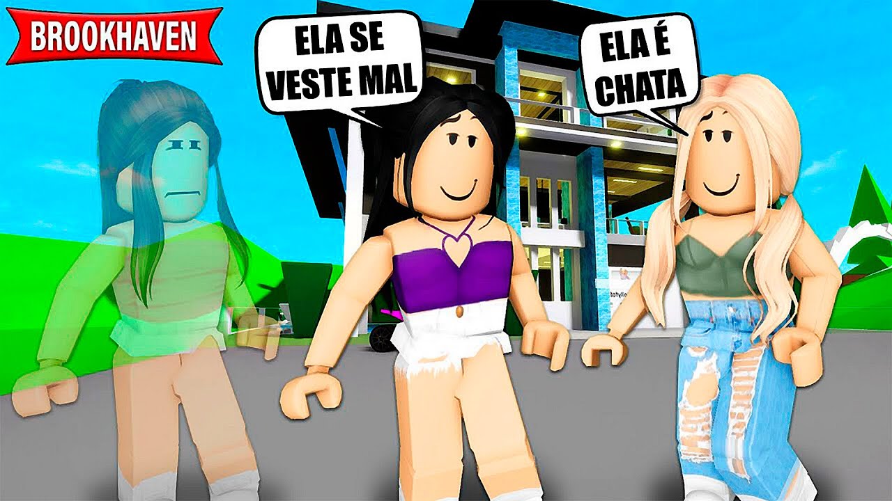 FIQUEI INVISIVEL E DESCOBRI QUE A MINHA AMIGA ERA FALSA | Historinhas Brookhaven RP | Roblox