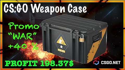 CSGO.NET promo code "WAR" +40% to your deposit // Open CS:GO Weapon Case // (mycsgo)