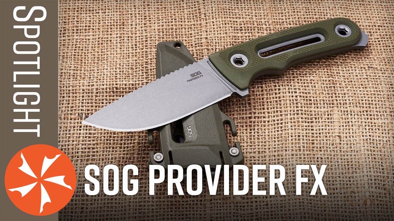 SOG Provider FX Fixed Blades - SOG Knives and Multi Tools - Knife 