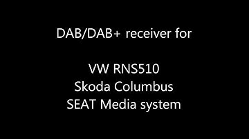 DAB RNS510