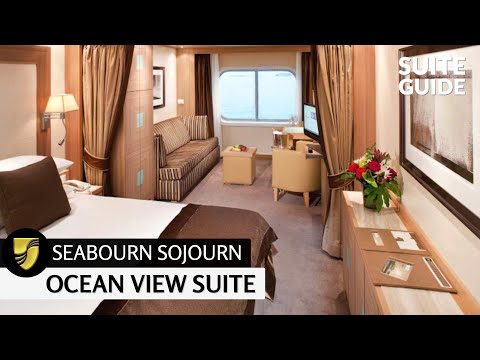 Seabourn Sojourn Ocean View Suite walkthrough tour