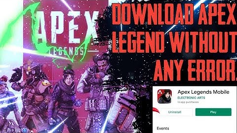 How to download apex legend on android | without any error | 100% working.