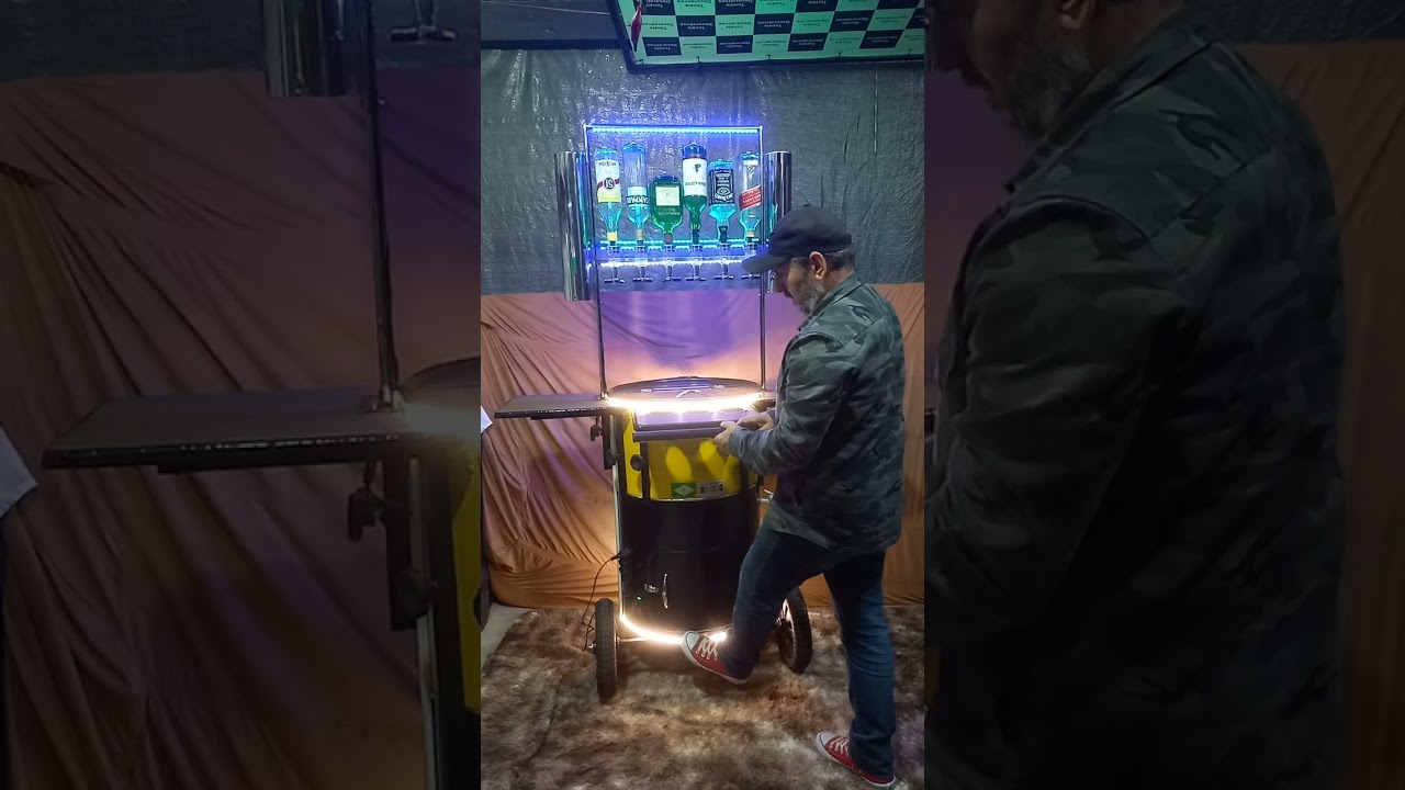 Uma nova maneira de ganhos vendendo drinks e bebidas..  Carrinho do drink da Decorativ