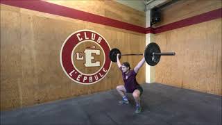 3 Paused Squat Snatch