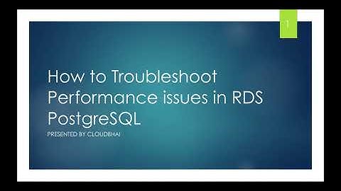 AWS RDS PostgreSQL | Performance Tuning | Performance Insight