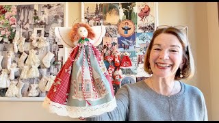 Gingerbread House Angel Christmas Ornament