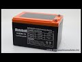 Motobatt 12V 16Ah elektromos kerékpár akkumulátor