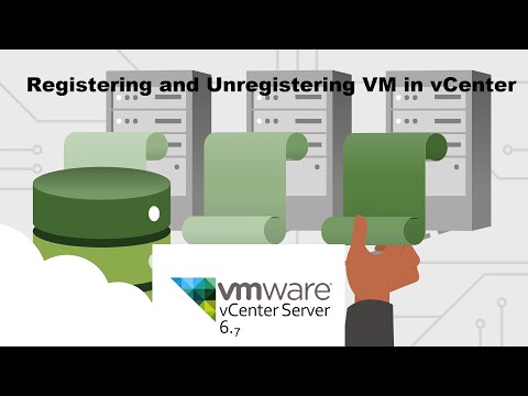 Registering and Unregistering Virtual Machines in vCenter Server Inventory