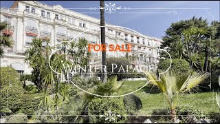 Winter palace, Cimiez: 164 sqm apartment for sale in Nice, French Riviera. Elegance of Belle epoque.