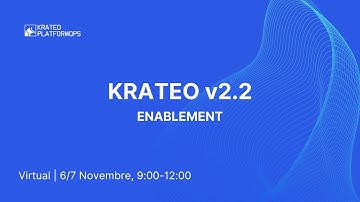 Krateo v2.2 Enablement - Day 1