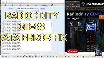 RADIODDITY GD-88 USB Cable Data Error- Fix