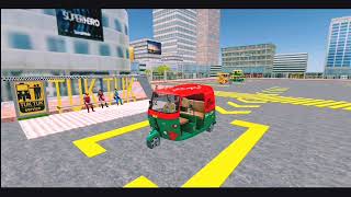 Auto Rickshaw Multiplayer Race Comeptition Driving | Modern Rickshaw Taxi Game | Android Gameplay #6 screenshot 2