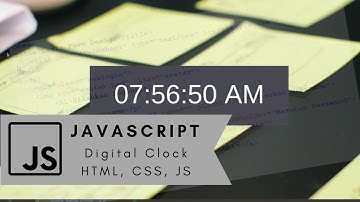 Membuat Digital Clock menggunakan Javascript | HTML, JS, CSS