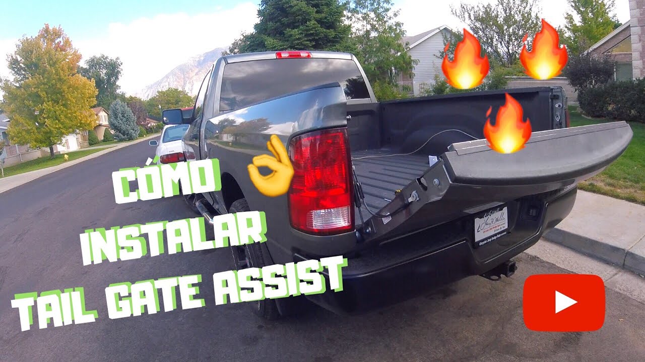 Como instalar tailgate assist RAM 1500 YouTube