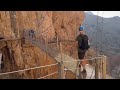 Hiking in caminito del rey  amazing and unforgettable views  music by hang massive