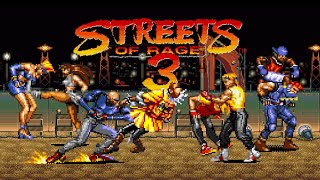 Streets of Rage 3 / ベア・ナックルIII (1994) Sega - 2 Players [TAS]