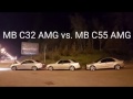 Mercedes c32 amg  vs  mercedes c55 amg w202