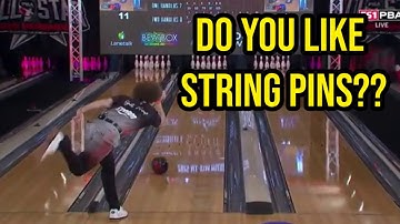Are string pins RUINING bowling? The first PBA telecast to use string pins
