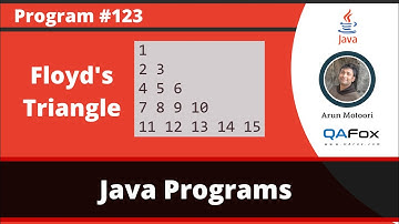 Java program to print a Floyd