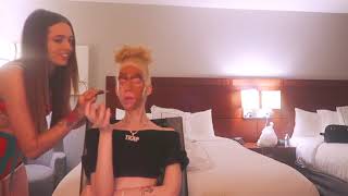 Woah Vicky puts her sister in blackface