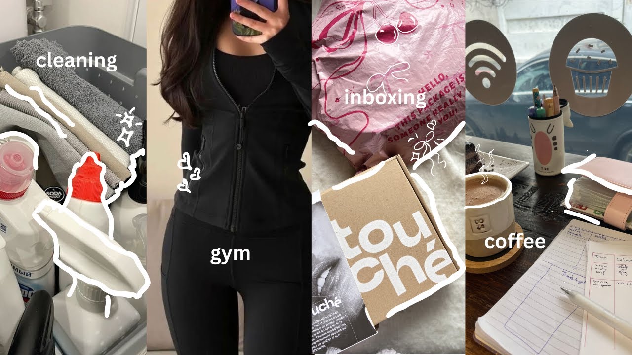 Random days in my life✨| gym 💪🏻| inboxing 📦|ايام عشوائية في حياتي✨