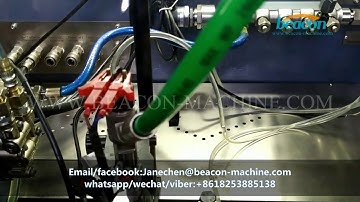 Auto diagnostic electrical common rail injection pump test bench BC-CR708 test injectors video