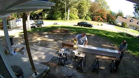 Time Lapse PermaCast Square Column Installation