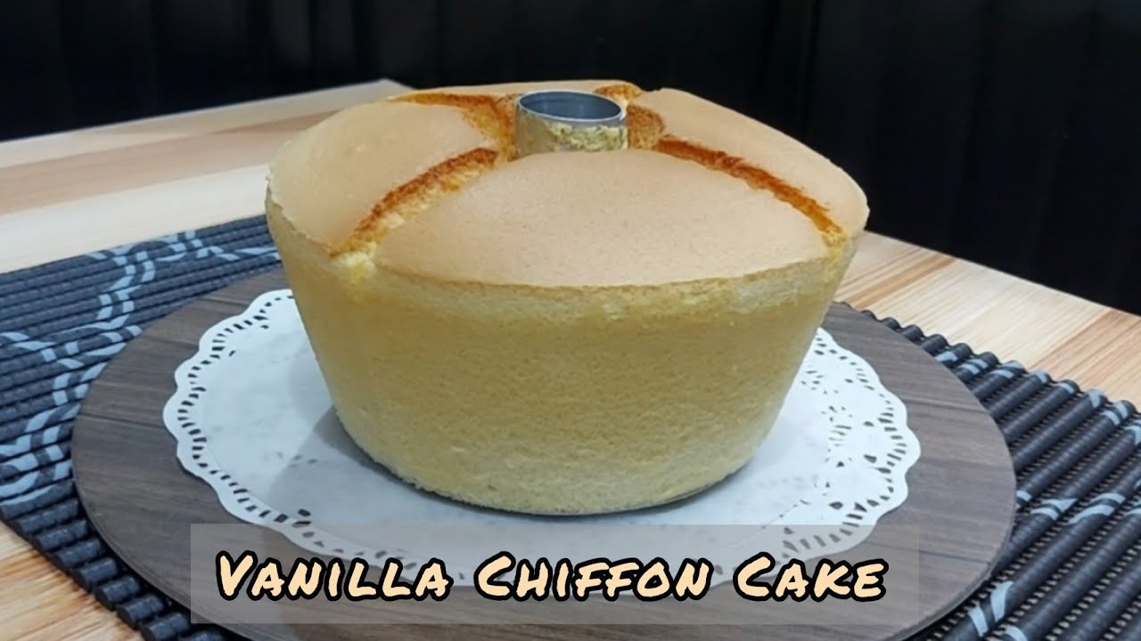 RESEP DASAR CHIFFON  CAKE|BASIC VANILLA CHIFFON CAKE
