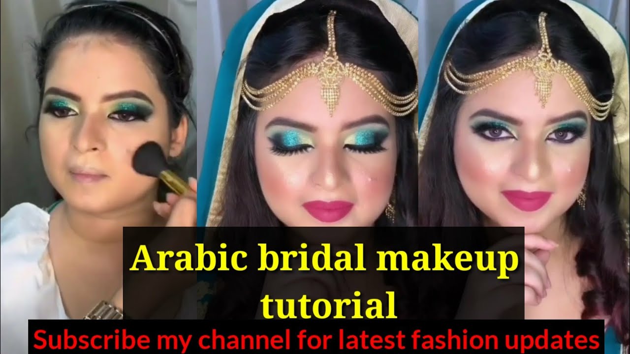 Arabic bridal makeup tutorial - Arabic make up - beautiful  