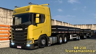 ENTRANDO NA TRANSAMAZÔNICA, CARGA DE MADEIRA NO SCANIA NTG. MAPA EAA 1.50 ETS2