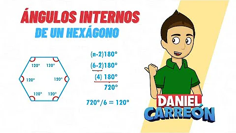 ¿Cuáles son los ángulos de un hexágono?