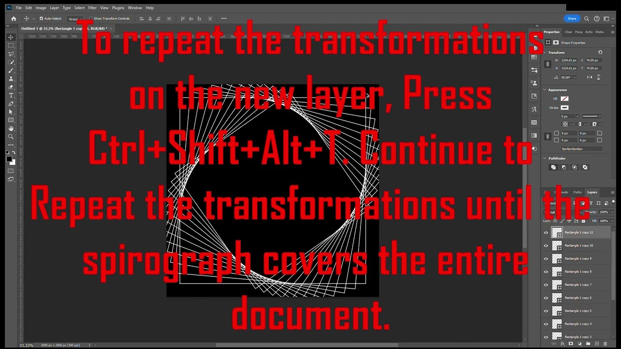 How to Create a Spirograph (Photoshop Tutorial)