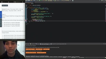 Tugas 2 Membuat Program Sederhana Menggunakan Operator Statement IF