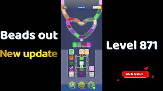 Beads Out Level 871  Walkthrough 🧩 | SolutionGuruji 🎮