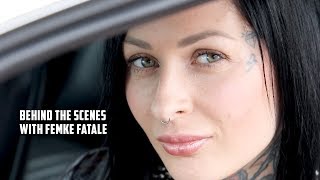 Behind the Scenes: Femke Fatale vs. The Pixeleye | Tattoomodel