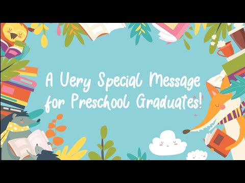 Video: How To Congratulate Kindergarten Graduates