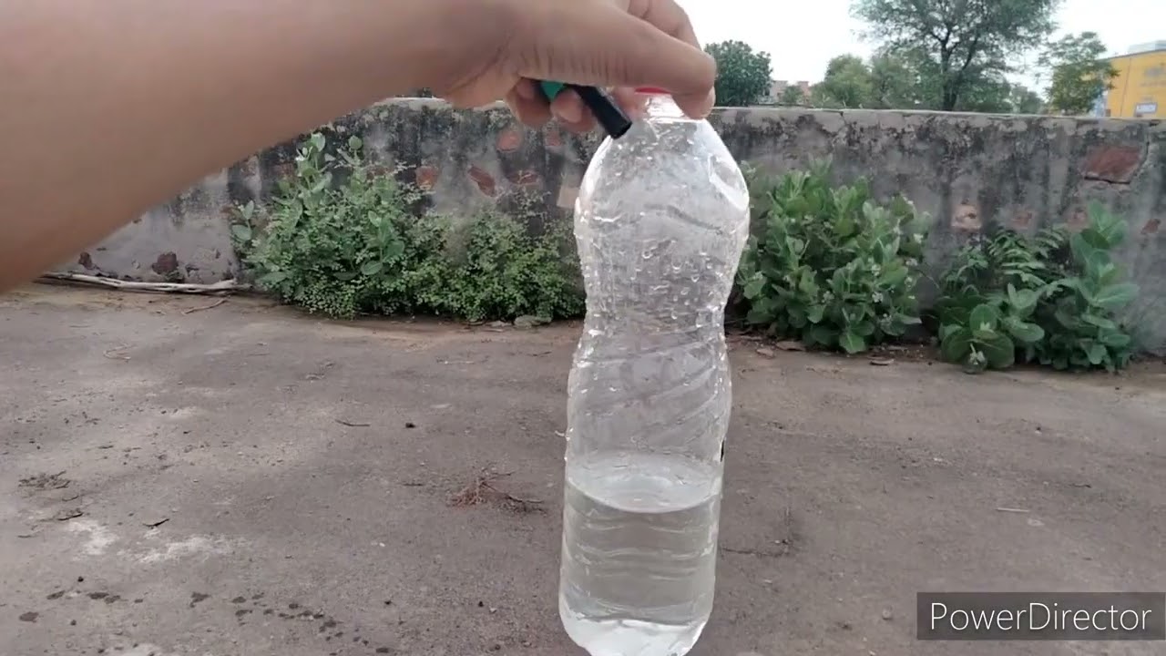 science experiment on bisleri bottle 🍾🍾🍾