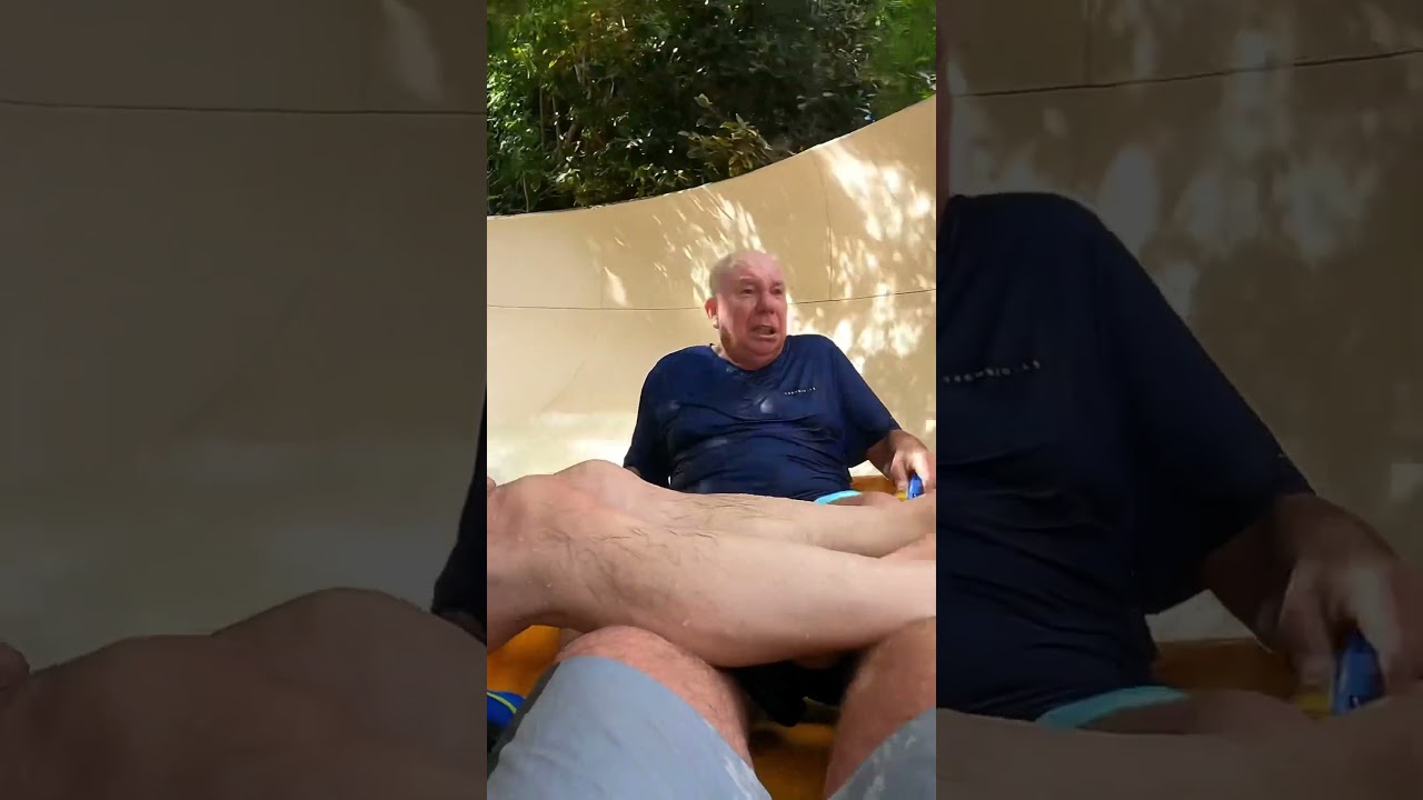 Hilarious Dad Vs Siam Park slide in Tenerife! π
 #tenerife #siampark #funnydad