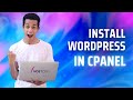 Install WordPress on cPanel Using Softaculous