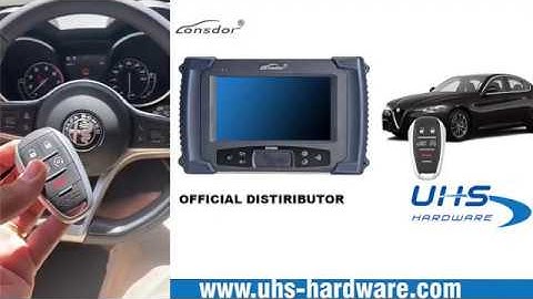 2019 Alfa Romeo Stelvio Smart Key Programming w/ Lonsdor K518USA Programmer