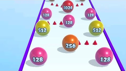 Ball Merge 2048 - All Levels Gameplay Android, iOS ( Part 6 )