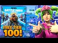 I got 100 FANS to SCRIM for the TIER 100 BATTLEPASS... (INSANE)