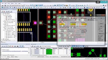 Review constraints hierarchy through the PADS layout environment