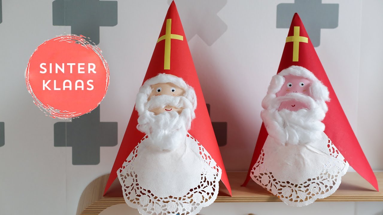 Sinterklaas muts | Een originele muts maken voor Sinterklaas - YouTube