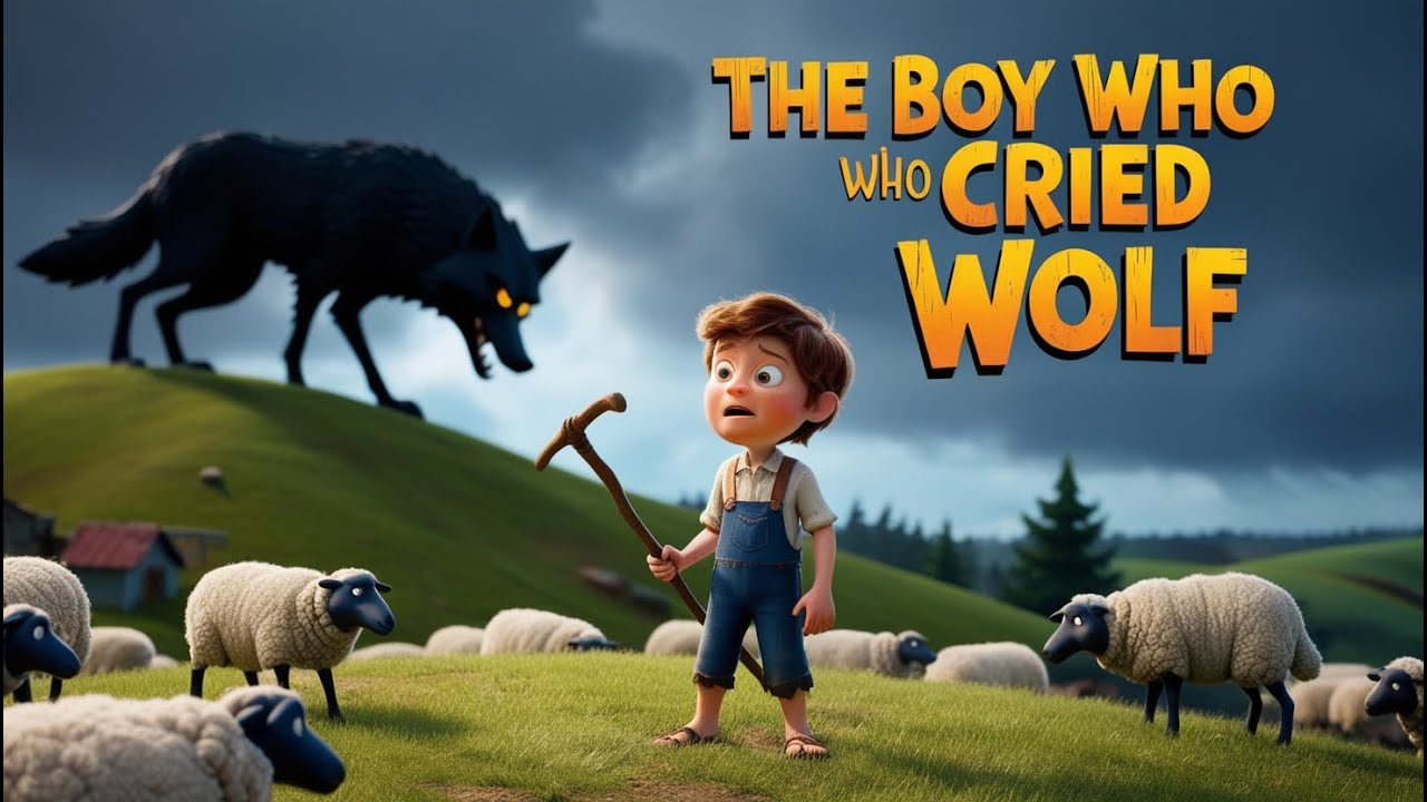 The Boy who cried wolf story | Bedtime Story for Kids | English Stories ...